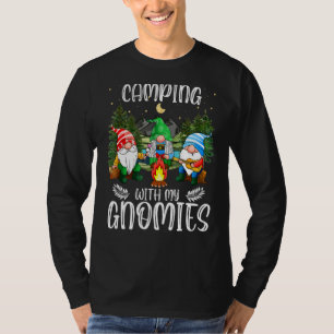 Kamperen met mijn kabouters kampvuur Happy Camper T-shirt