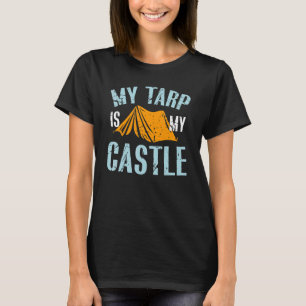 Kamperen Mijn Tarp Is Mijn Kasteel Camper Klassiek T-shirt