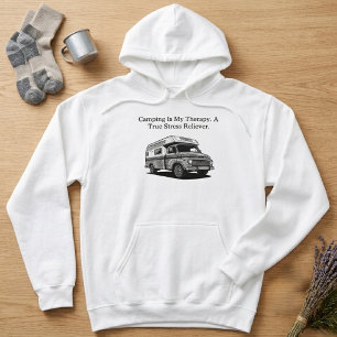 Kamperen Mijn Therapie Echte Stressverlichter Buit Hoodie