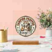 Kamperen Prepper Bushcraft Kat Kamperen Prepper Bu Acryl Bord (Huwelijk)