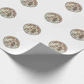 Kamperen Prepper Bushcraft Kat Kamperen Prepper Bu Cadeaupapier (Hoek)