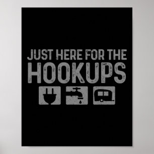 Kamperen Rv Caravan Kampeerauto Alleen Hier Voor D Poster