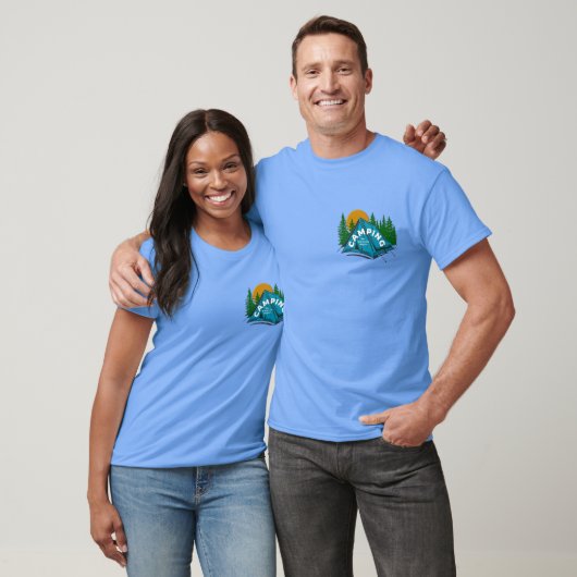 Kamperen T-shirt (Unisex)