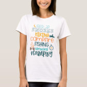 Kamperen T-shirt (Voorkant)