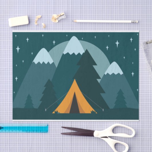 kamperen tissuepapier (Craft)