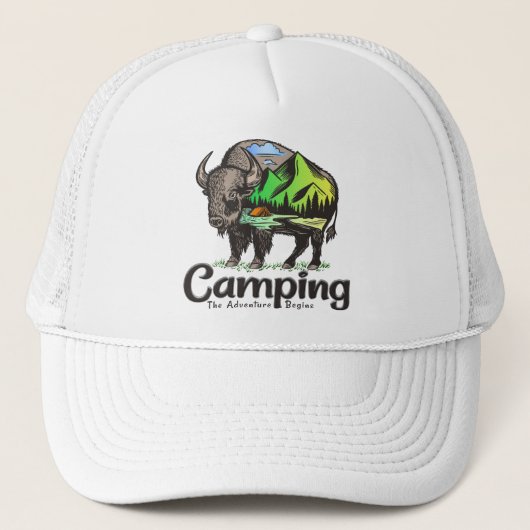 Kamperen Trucker Pet (Voorkant)