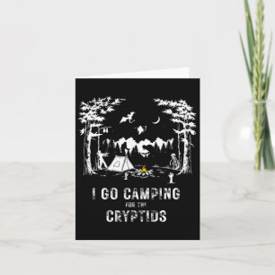 Kamperen voor de Cryptids Bigfoot Mothman Alien SA Kaart