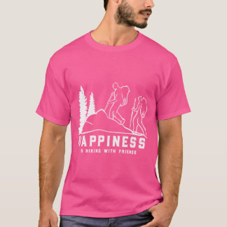 Kamperen wandelen kampvuur familie t-shirt