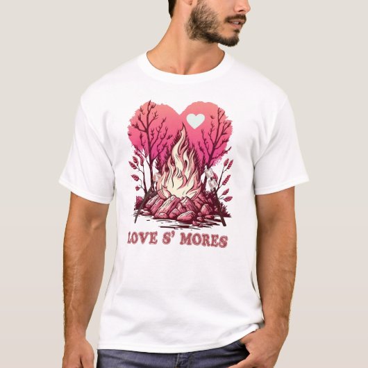 kamperende kamperende bergen wanderlust, wandelend t-shirt (Voorkant)