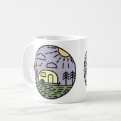 kamperende kamperende kamperbergen wanderlust , wa koffiemok (Voorkant links)