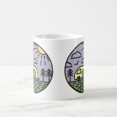 kamperende kamperende kamperbergen wanderlust , wa koffiemok (Center)