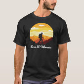 kamperende kamperende kamperbergen wanderlust , wa t-shirt (Voorkant)
