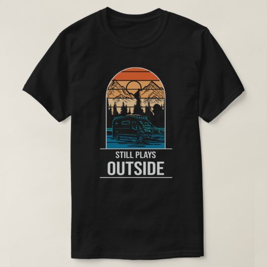 kamperende kamperende kamperbergen wanderlust , wa t-shirt (Design voorkant)