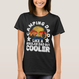Kamperende Papa Net Als Een Gewone Papa Maar Koele T-shirt