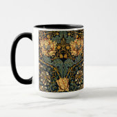 Kamperfoelie Bloempatroon van William Morris Mok (Links)