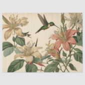  kamperfoelie en kolibrie Decoupage Tissuepapier (Voorkant)