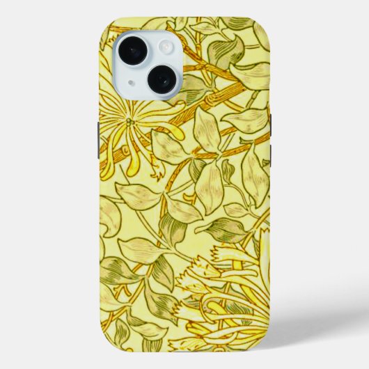 Kamperfoelie Geel van William Morris Case-Mate iPhone Case (Achterkant)