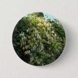 Kamperfoelie tegen een muur ronde button 5,7 cm