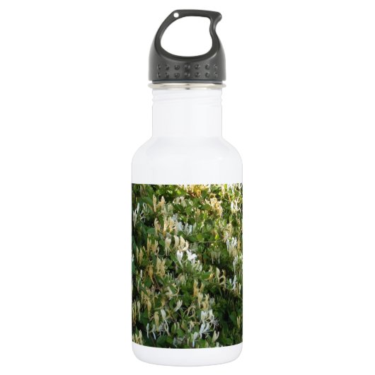 Kamperfoelie tegen een muur waterfles (Voorkant)
