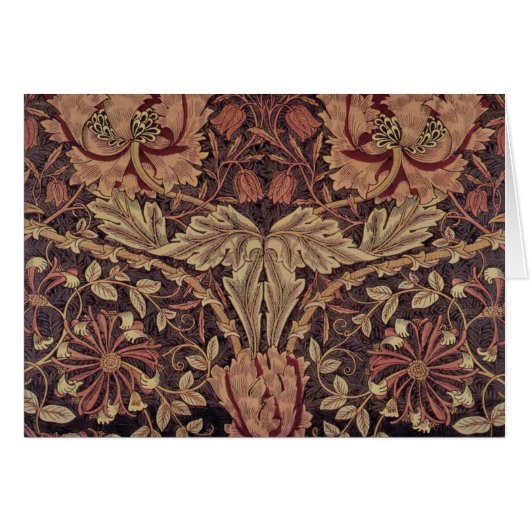 Kamperfoelie van William Morris, Tuin Bloemen Kuns (Voorkant Horizontaal)