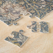 Kamperfoelie van William Morris, Vintage Bloemen K Legpuzzel (Zijkant)