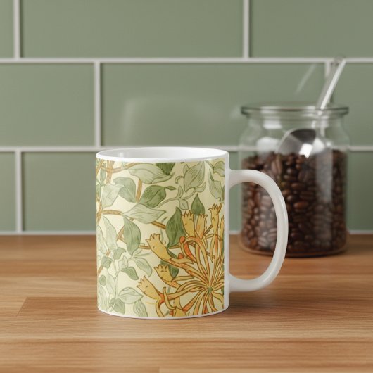 Kamperfoelie Wingerd Groene William Morris Koffiemok