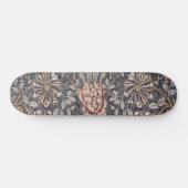 Kamperfoelieprint (van William Morris) Persoonlijk Skateboard (Horizontaal)