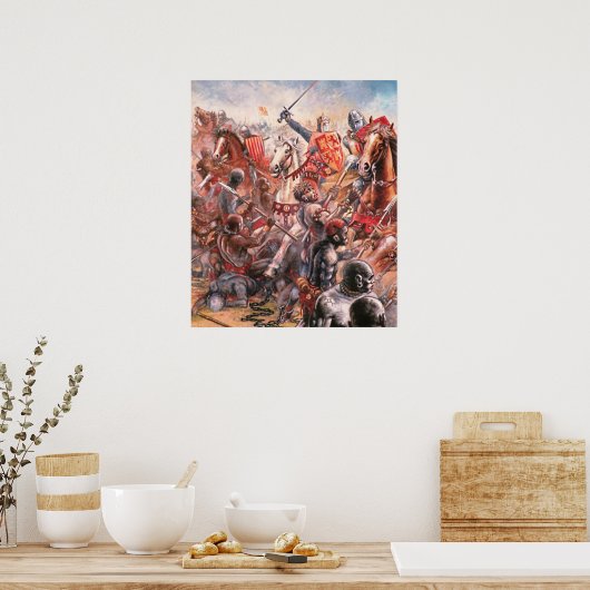 Kampf der Kreuzritter Poster (Keuken)