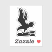 Kampfgeschwader 2 (1./KG 2) Insignia Square Stick Sticker (Vel)