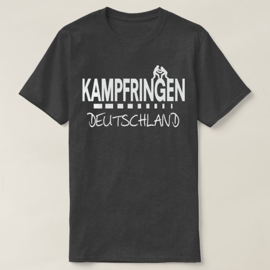 Kampfringen Duitsland Krijgskunst 1 T-shirt (Design voorkant)