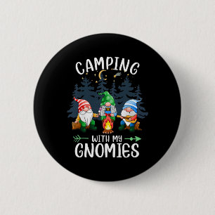 Kampieren Met Mijn Kabouters Grappige Kabouter Kam Ronde Button 5,7 Cm