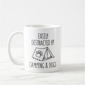 Kamping en honden koffiemok (Links)