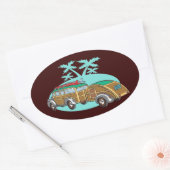 Kamping gaan in mijn Woody Ovale Sticker (Envelop)