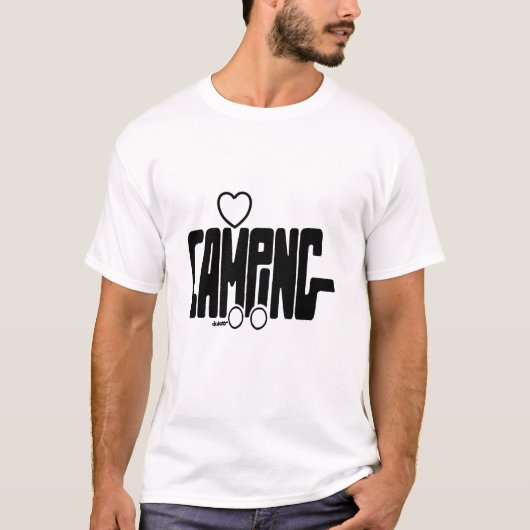 KAMPINGsilhouettes T-shirt (Voorkant)