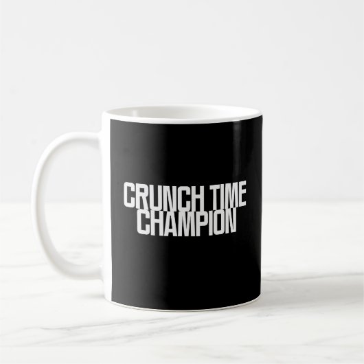 Kampioen Crunch Time | Overwinnaar Data Deadlines Koffiemok (Links)