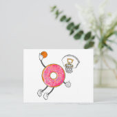 Kampioen Donut Hole Onderdompeling Briefkaart (Staand voorkant)