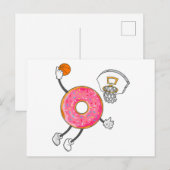 Kampioen Donut Hole Onderdompeling Briefkaart (Voorkant / Achterkant)
