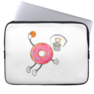 Kampioen Donut Hole Onderdompeling Laptop Sleeve
