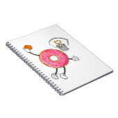 Kampioen Donut Hole Onderdompeling Notitieboek (Rechterzijde)