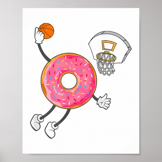 Kampioen Donut Hole Onderdompeling Poster (Voorkant)