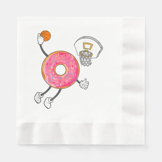 Kampioen Donut Hole Onderdompeling Servet (Voorkant)