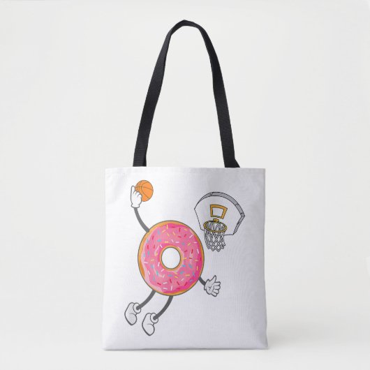 Kampioen Donut Hole Onderdompeling Tote Bag (Voorkant)
