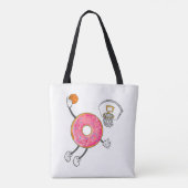 Kampioen Donut Hole Onderdompeling Tote Bag (Achterkant)