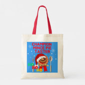 Kampioen Gehakt Taart Taster - Santa Tote Bag (Achterkant)