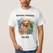 Kampioen Golden Retriever schittert met trofee T-shirt (Voorkant)