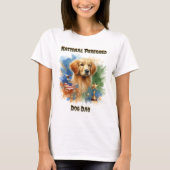 Kampioen Golden Retriever schittert met trofee T-shirt (Voorkant)