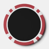 Kampioen Gorilla Lessen Leren Poker Chip (Achterkant)