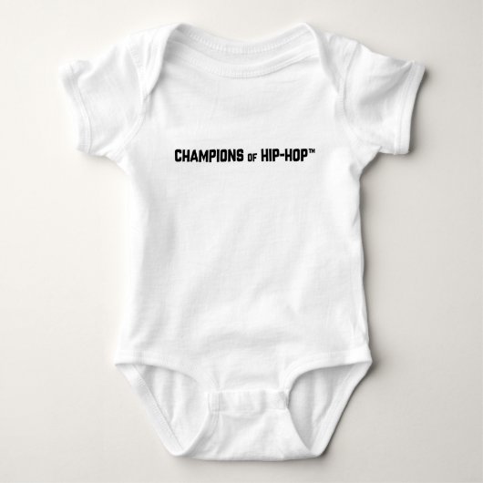 KAMPIOEN HIP-HOP Baby bodysuit (Voorkant)