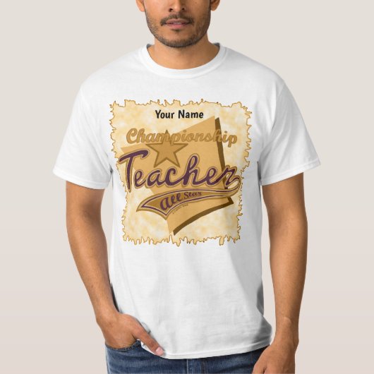 Kampioen Leraar T-shirt (Voorkant)