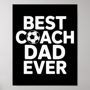 Kampioen Mentor Beste Coach Papa Aller Tijden Voet Poster